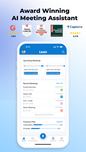 Laxis: AI Meeting Assistant