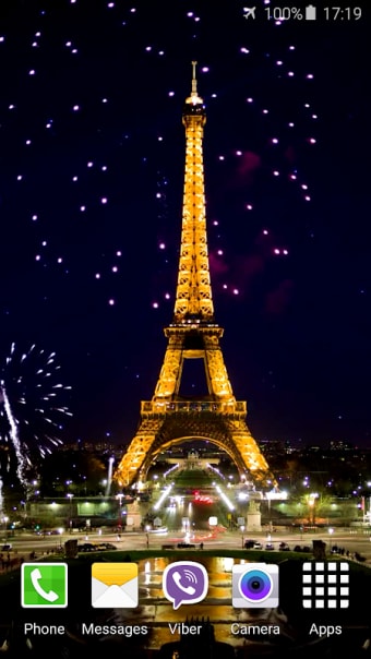 Fireworks in Paris Video LWP