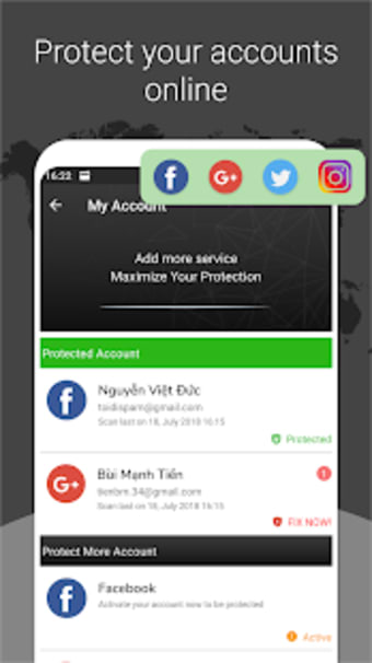 Protect Me - Accounts and Mobile Security
