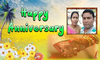 Marriage Anniversary Photo Fra