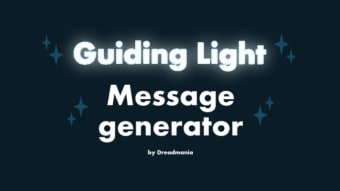 Guiding Light Generator UPDATE