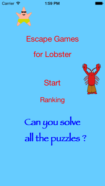 Mr. Lobsters Escape Games