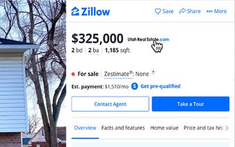 Zillow to Utah Real Estate