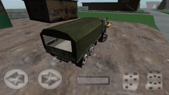 Military kamaz driving 3D