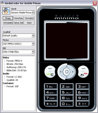 MediaCoder 3GP Mobile Phone Edition