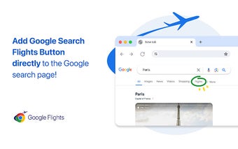 Google Search Flights Button