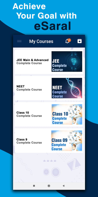 eSaral - JEE NEET Class 9  10 Preparation App