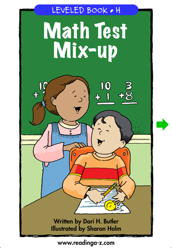 Math Test Mix-Up - LAZ Reader Level Hfirst grade