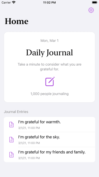 Metta - Gratitude Journal