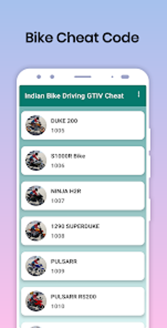 Indian Bike Driving 3D Cheats