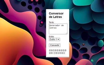 Generador de Letras