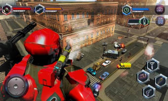 Flying Robot Grand City Rescue