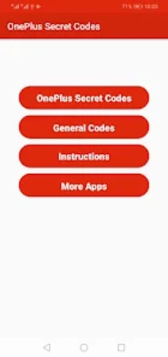 Secret Codes for OnePlus Mobil