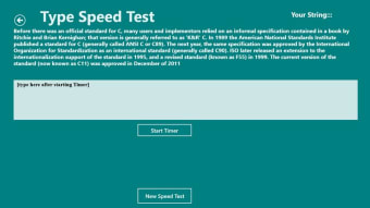 Type Speed Test for Windows 10