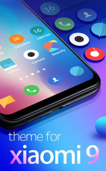 Theme for m| 9 colorful abstract best launcher