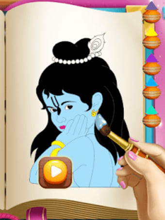 Gopi Krishna Coloring Pages - Radha Krishna Games
