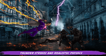 Electra Lantern Superhero: City Rescue Fight Sim