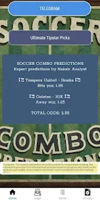 Soccer Combo Predictions