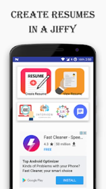 Resume Builder Free app with PDF Download