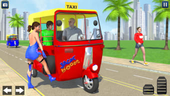Rickshaw Driving Tourist Game