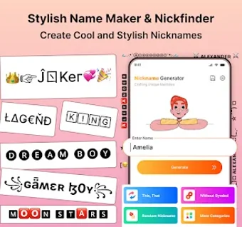 Nickfinder: Stylish Name Maker