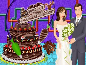 Chocolate Wedding Cake Factory :Dessert Maker Game