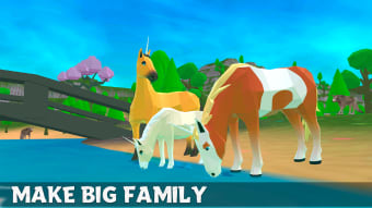 Unicorn Family Simulator Magic Horse Adventure