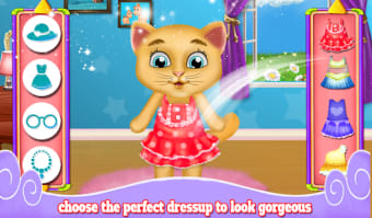 Cute Kitten Daycare  Beauty Salon - Fluffy Kitty