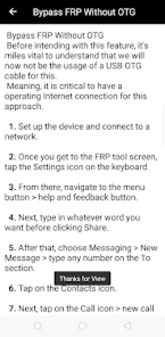 FRP Bypass Guide For Android