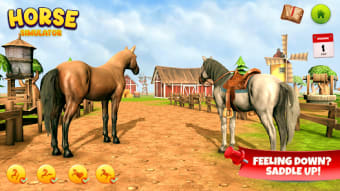 Horse Simulator Family Game 3D