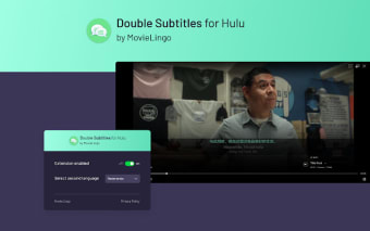 Double Subtitles for Hulu by MovieLingo