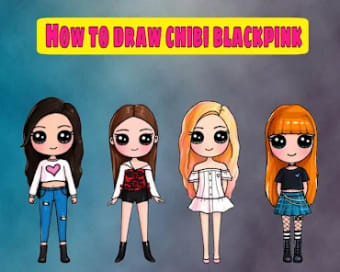 How to draw chibi blackpink