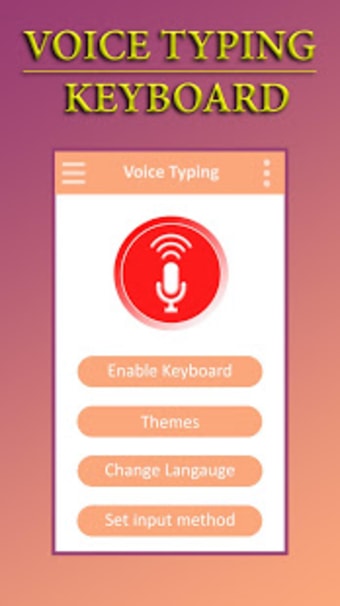 Voice Typing : Anything Write by Speaking