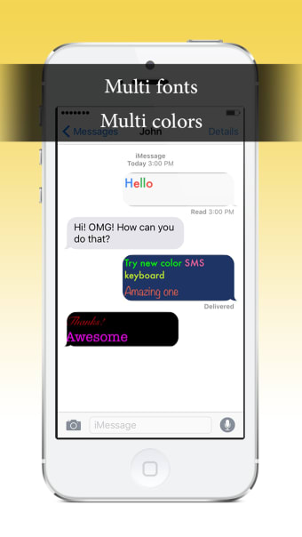 Color SMS keyboard - SwipeKeys