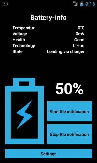 Battery percentage