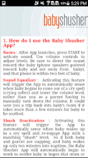 Baby Shusher - Sleep Miracle