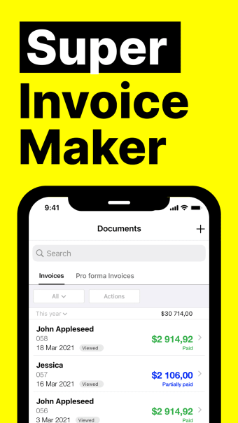 Super Invoice Maker App 2 go