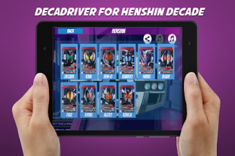 DX Henshin belt for decade henshin
