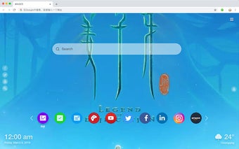 Jiang Ziya Theme-New Tab Page