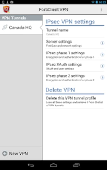 FortiClient VPN