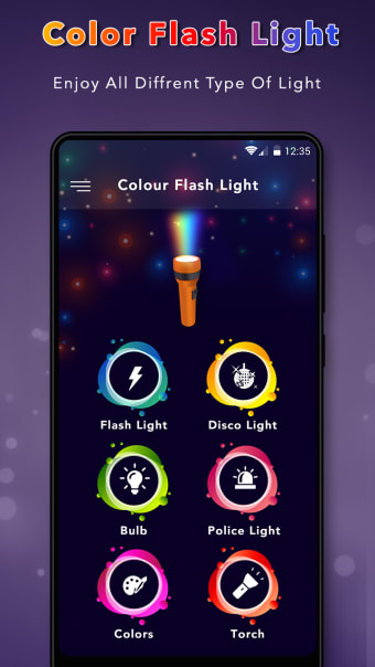 Color FlashLight : Disco Light