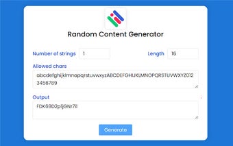 Random Content generator