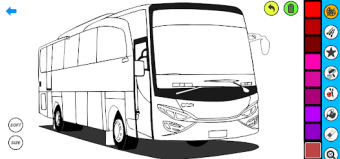 Bus Coloring Page