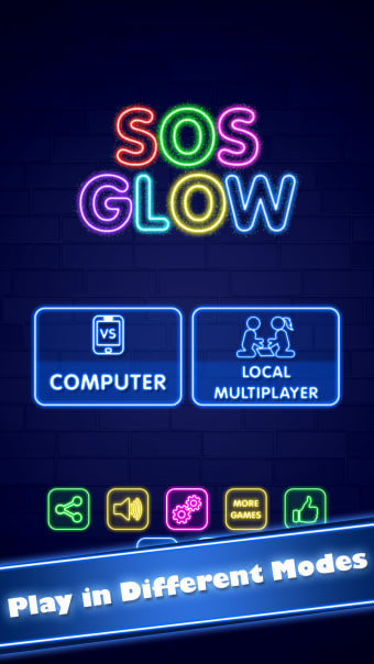 SOS Glow: Offline Multiplayer Board