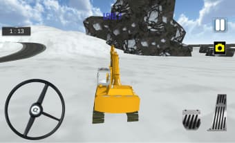 Heavy Snow Rescue Excavator 3D