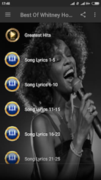 Whitney Houston Songs  Lyrics
