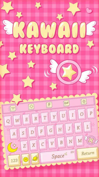 Pink Kawaii Keyboard Theme