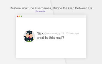 Bring back YouTube Comment Usernames