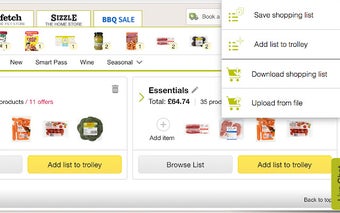 Ocado Shopping Lists