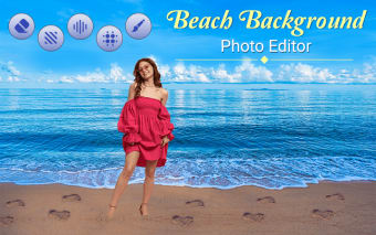Beach Photo Background Editor